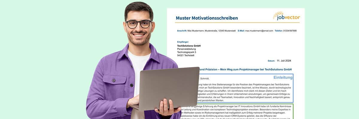 Muster für das perfekte Motivationsschreiben